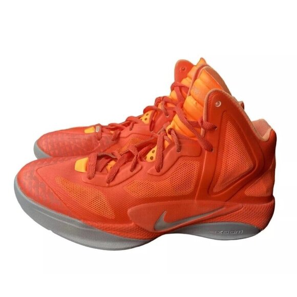 Nike Zoom Hyperfuse 2011 Men's Basketball Shoes  469757-800 Orange/Gray 8.5 US - Picture 3 of 8